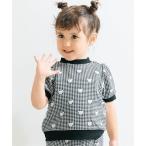tシャツ tiny bear ジャガードTシャツ「前後どちらでもOK」 キッズ 子供服 男の子 女の子