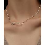 ネックレス 「blatto 925silver」デザインネックレス うねり bla-necklace-721180251851-41 U レディース