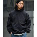 ジャケット ブルゾン メンズ NYLON HALF ZIP BLOUSON SOLID/ナイロンハーフジップブルゾン/アノラック/リラックスフィット/