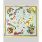 ショッピングスカーフ スカーフ バンダナ レディース Bindu/ビンドゥー Canary Islands Map Scarf/カナリーアイランド マッププリント スカーフ