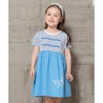 tシャツ フラワープリントワンピース キッズ 子供服 女の子