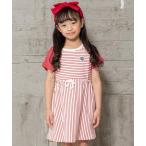 ワンピース ボーダー切り替えワンピース キッズ 子供服 女の子