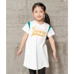 ワンピース ナンバリングロゴワンピース キッズ 子供服 女の子