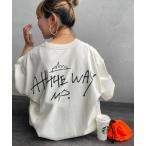 tシャツ 「MANHATTAN PORTAGE/マンハッタンポーテージ」 別注 ピグメント加工 手描き風ロゴ バックプリントTシャツ レディース メン