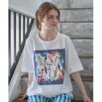 ショッピングパジャマ レディース ルームウェア パジャマ レディース 「PAUL＆JOE」PAUL＆JOEミューズプリント　Tシャツ