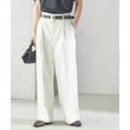 スラックス パンツ 「手洗い可能 」ドライオックス フロント タック ストレート パンツ 25SS レディース