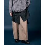 パンツ メンズ 「UNISEX」「LIMITED EDITION」Tow-Tuck Wide Pants/ツータックワイドパンツ「MAISON SPE