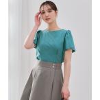 tシャツ 「接触冷感」美人 フリルスリーブ カットソー レディース