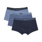 ボクサーパンツ メンズ 「3枚セット」EMPORIO ARMANI MIXED WAISTBAND 3PACK TRUNK コットン ボクサーパンツ