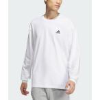 ショッピングadidas tシャツ tシャツ Tシャツ メンズ エッセンシャルズ プラス ルーズフィット スモールロゴ 長袖Tシャツ / ロンT / アディダス adidas