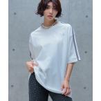 tシャツ ラインスリーブルーズＴシャツ レディース