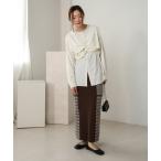 スカート 「nao×Bab」パターンミックスニットスカート