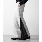 パンツ スラックス メンズ 「CLEL」TR Loose Side Zip Design Pants/TRルーズ サイドジップデザインパンツ