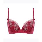 ブラジャー 「スリムに寄せて谷間キープ」きゅっと寄せブラ スウィートガーベラ「E，F，Gカップ」 AMST1459 WHU JX