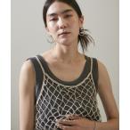キャミソール ビーズかぎ針キャミソール