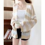 カーディガン サマーニットカーディガン レディース長袖 レディース