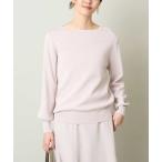 ニット セーター 「UV CUT」ボートネックパフスリーブニット レディース