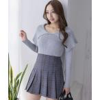 ニット セーター 「再入荷」セーラーカラー長袖リブニットトップス「大人 カジュアル 着回し力抜群」 レディース