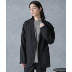 ジャケット テーラードジャケット ストレッチツイルワイドジャケット(セットアップ可) メンズ