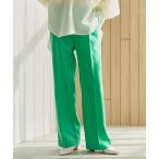 スラックス パンツ 美HITワンタックストレートパンツ「洗える」 レディース
