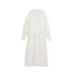 ドレス シアーリネンシャツワンピース