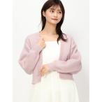 カーディガン 2024春夏新作フィルムヤーンニットカーデ/MM418401 レディース