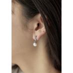 ピアス ビジューフープパールピアス 結婚式 お呼ばれ 成人式 アクセサリー レディース