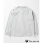tシャツ Tシャツ 「SNOW PEAK × JOURNAL STANDARD」別注 Pigment Dyed Logo L/S Tshirt