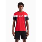 ショッピングアルマーニ メンズ tシャツ Tシャツ 「エンポリオ アルマーニ EA7」Summer Block クルーネックTシャツ コットン製