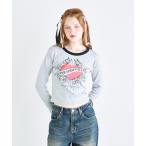 tシャツ ANNA SUI NYC PARADISE CITY ロングスリーブTシャツ レディース
