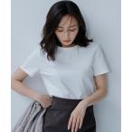 ショッピングスリム tシャツ Tシャツ レディース シルクタッチコットンスリムフィットT