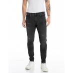 ショッピングスーパーセール ジーンズ スーパースリムBRONNY Hyperflex Re-used Original Broken ＆ Repair メンズ