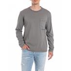 tシャツ ガーメントダイ オーガニックコットンロング Tシャツ メンズ