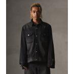 デニムジャケット gジャン 「GRANCY」ZipDesign DenimShirt Jacket / ジップデザイン デニムシャツ ジャケット メン