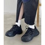 スニーカー 変形 ボリュームソール スニーカー OT3734 厚底 ボリュームソール レディース