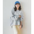 トレーナー スウェット やわらかビッグシルエット薄手スウェット レディース