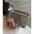 パスケース Liaa/メタリックミニポーチ パスケース A18215