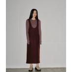 ワンピース Uneck Wool Dress