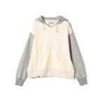 ショッピングダメージ パーカー 「SHIPS別注」ACASAM:ダメージ フーディー レディース