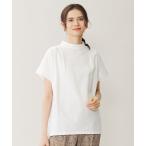 tシャツ 「洗える」ハイカウントハイネック カットソー レディース