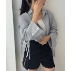 シャツ ブラウス 袖リボンシャツ/WEB限定 レディース