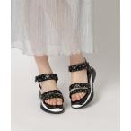 サンダル ラインストーンスポサン 24SS レディース