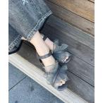 サンダル 「ZIP！で紹介されました♪お気に入り50000件突破！/XLサイズあり」シアーフリルサンダル レディース