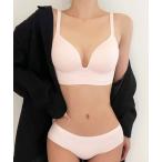 ブラジャー ショーツセット 立体 メイク ノンワイヤー シームレス ブラジャー&ショーツ