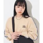 レディース スウェット UMBRO × FREAK'S STORE/アンブロ 別注 Line Logo Sweat/別注 ラインロゴスウェット