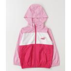ブルゾン ジャンバー アウター プーマ PUMA ESS+ CB ウィンドブレーカー B_ キッズ 子供服 女の子