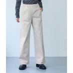  брюки из твила [ большой размер ].. рост стрейч tsu дельфин -b брюки ( свободно бедра ) женский 