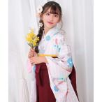着物 簡易袴B 5点セット ジュニア キッズ 子供 女の子