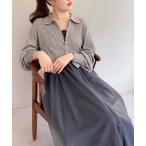 ワンピース レディース マルチウェイ/ダブルジップニット+ワンピースセット