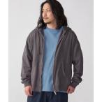 パーカー SHIPS_ ソフト パイル コットン ジップアップ パーカー メンズ